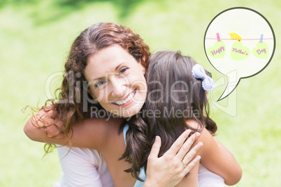 Composite image of mothers day greeting