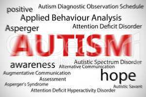 Composite image of autism