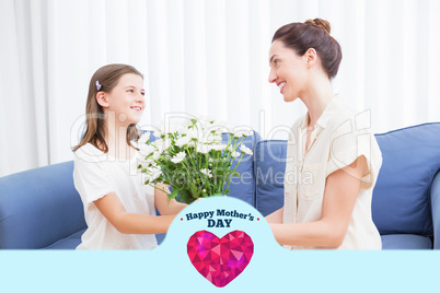 Composite image of happy mothers day