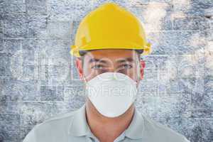 Composite image of manual worker