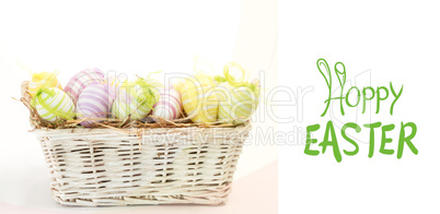 Composite image of happy easter graphic