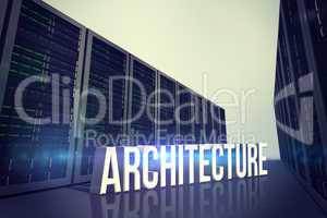 Composite image of architecture
