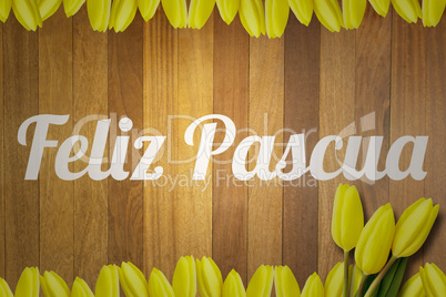 Composite image of feliz pasqua