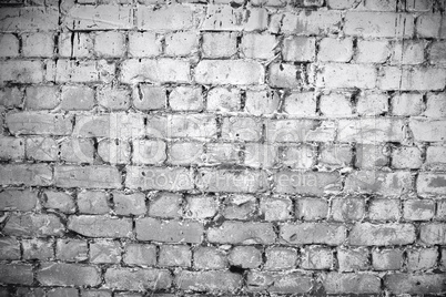 Vintage white background brickwall