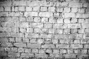 Vintage white background brickwall