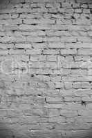 Vintage white background brickwall