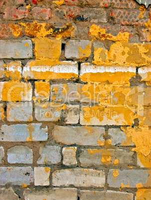 colored brick wall texture