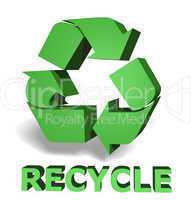 green recycle icon
