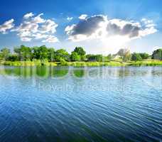 Ripples on the river