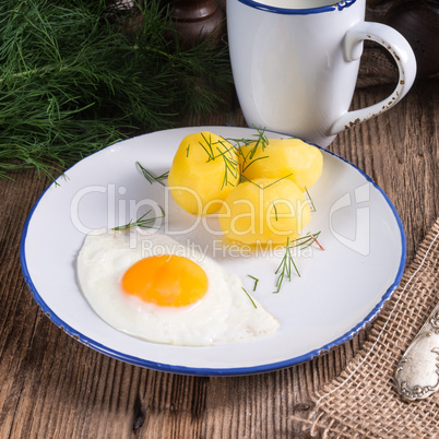 Dill potato with buttermilk