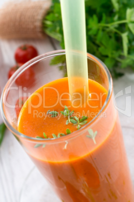 red paprika smoothie