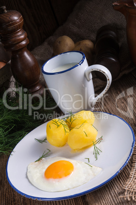 Dill potato with buttermilk