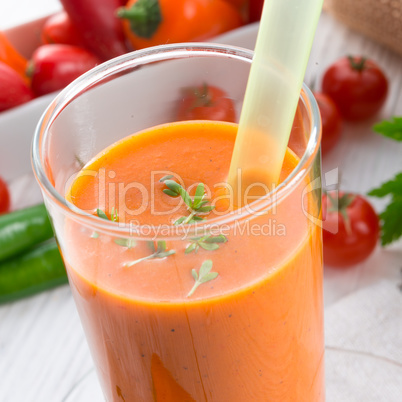 red paprika smoothie