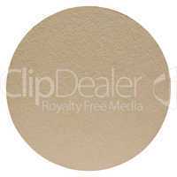 Paper beermat isolated