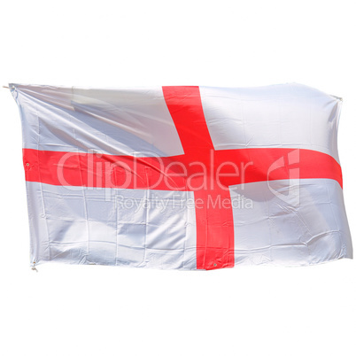 England UK flag isolated