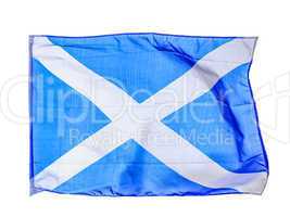 Scotland UK flag isolated