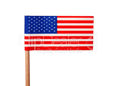 United States flag isolated