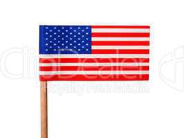 United States flag isolated