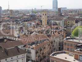 Aerial view of Turin