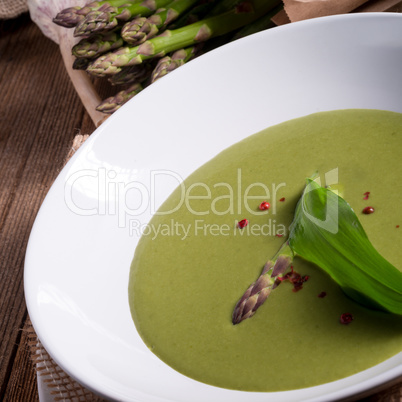 Ramsons Asparagus Soup