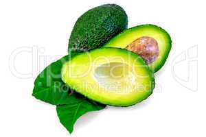 Avocado green sheet is cut
