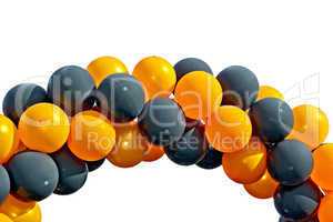 Balloons black and orange