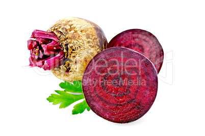 Beetroot with parsley