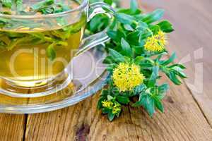 Herbal tea and Rhodiola rosea on board