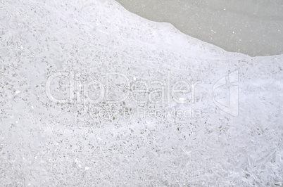 Ice river texture