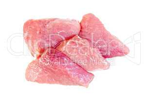 Meat pork slices