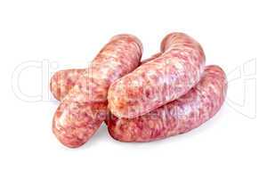 Sausages pork raw