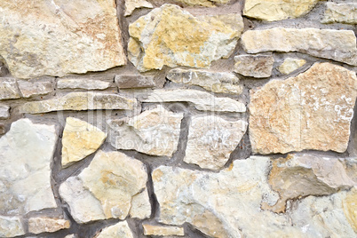 Wall made of sandstone