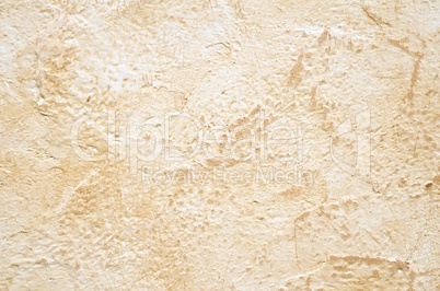 Wall with light brown plaster