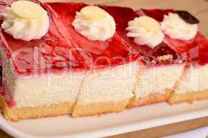 Raspberry cake