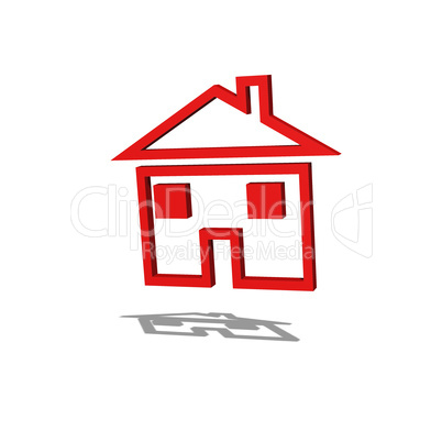3d house illustration
