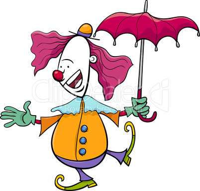 circus clown cartoon illustration