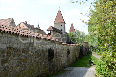 Stadtmauer in Amberg