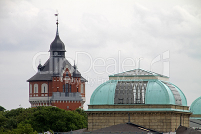 Wasserturm um Museumskuppel Braunschweig