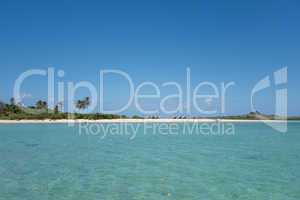 Caramoan Beach with White Sand and Turquoise Water