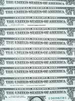 Dollar notes 1 Dollar