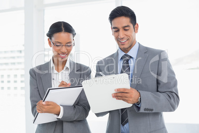 Business people in board room meeting