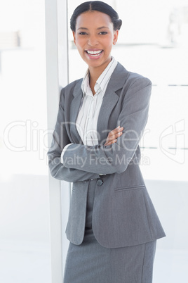 Beautiful businesswoman in office