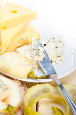 cheese and pears