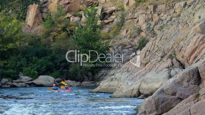 kayak rowers