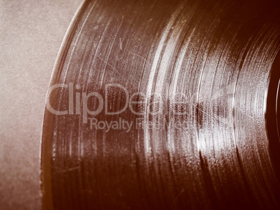 Retro look Scratched record