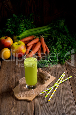 Freshly squeezed celery juice