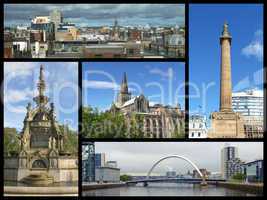 Glasgow landmarks collage