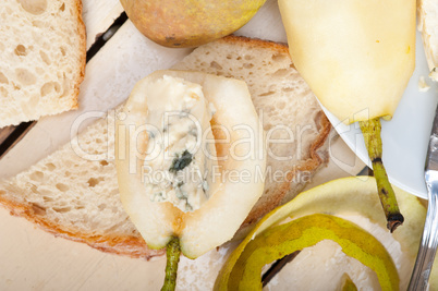 cheese and pears