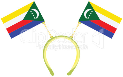 Witty headdress flags Comoros