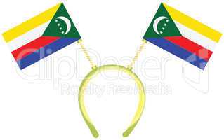 Witty headdress flags Comoros